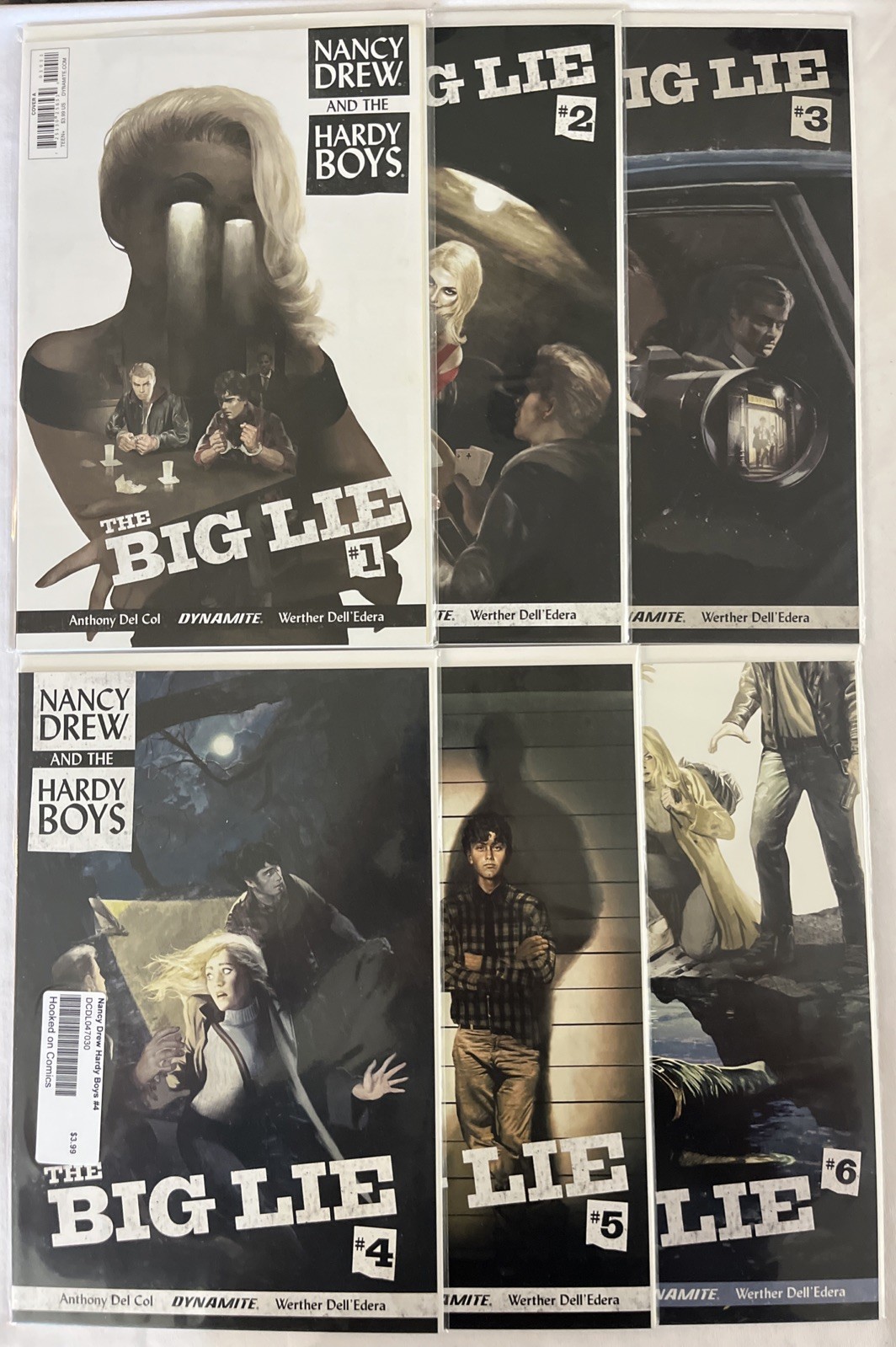Nancy Drew & Hardy Boys: The Big Lie #1-6 Complete Set (Dynamite Comics, 2017) Nancy Drew & Hardy Boys: The Big Lie #1-6 Complete Set (Dynamite Comics, 2017)