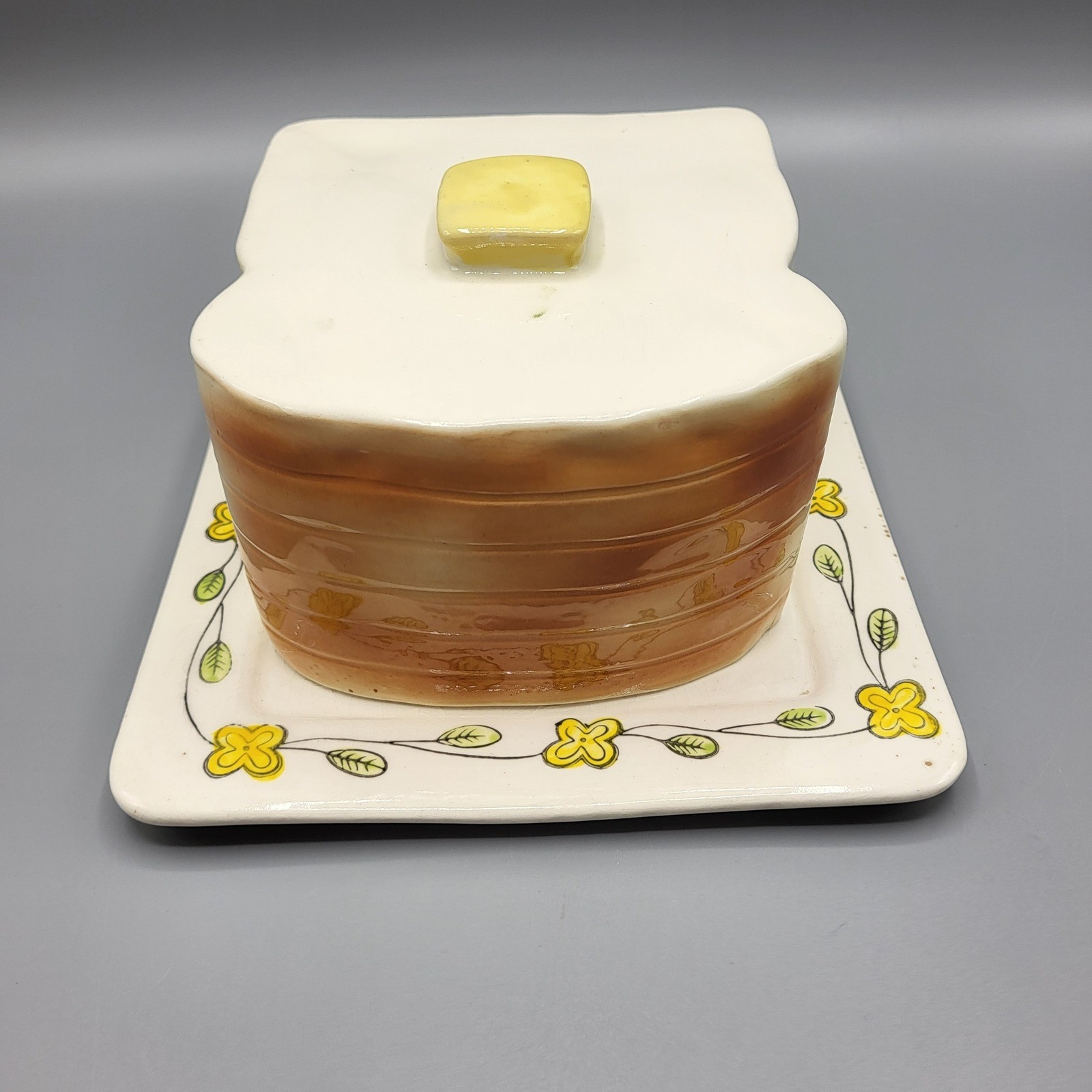 Vintage 1950\'s Toast Keeper Covered Dish Japan MCM Kitchen Plate Bread Novelty