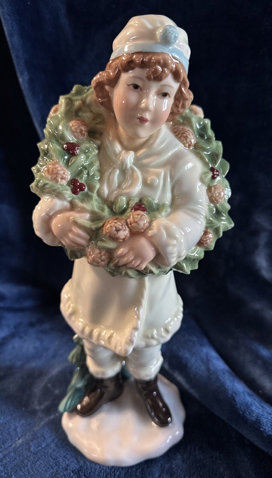 Dept 56 Victorian Girl Figure 12.5” Collectible Holiday Vintage Porcelain Dept 56 Victorian Girl Figure 12.5” Collectible Holiday Vintage Porcelain