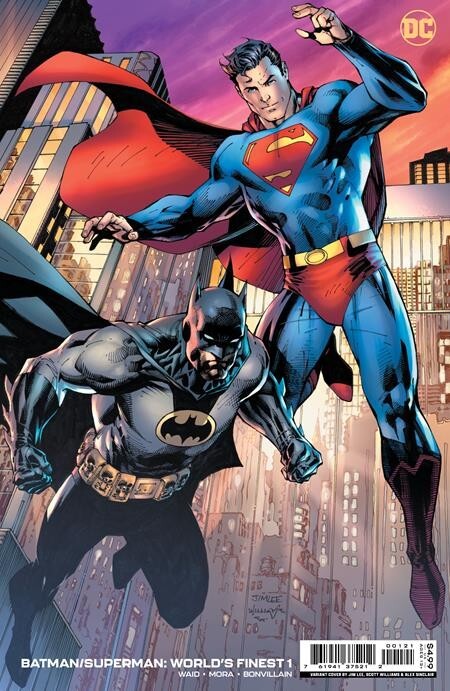 BATMAN/SUPERMAN: WORLD\'S FINEST #1 (JIM LEE CARD VARIANT)(2022) Comic Book ~ DC