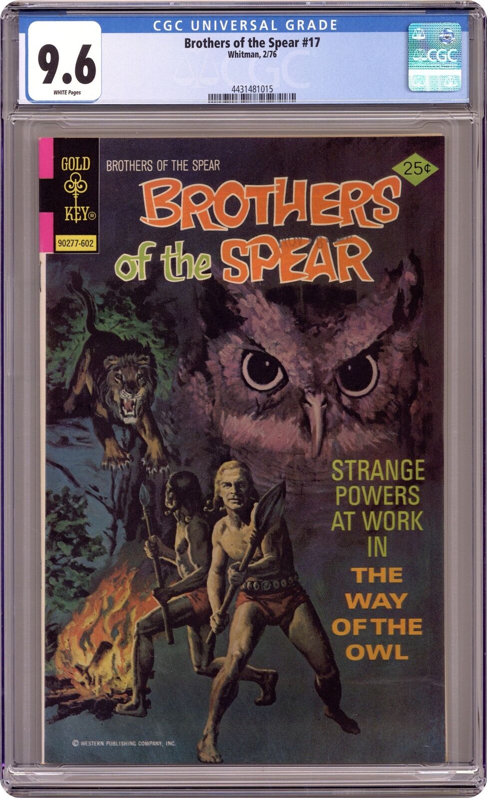 Brothers of the Spear #17 CGC 9.6 1976 Gold Key 4431481015