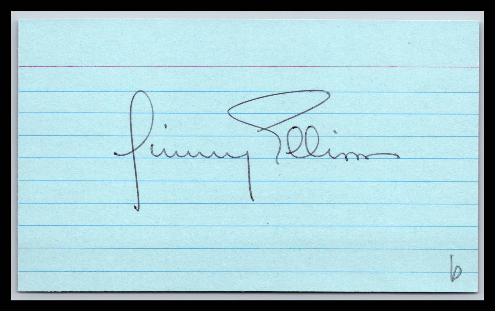 James Ellison - Actor - 3x5 Card - Signed / Autograph (b)