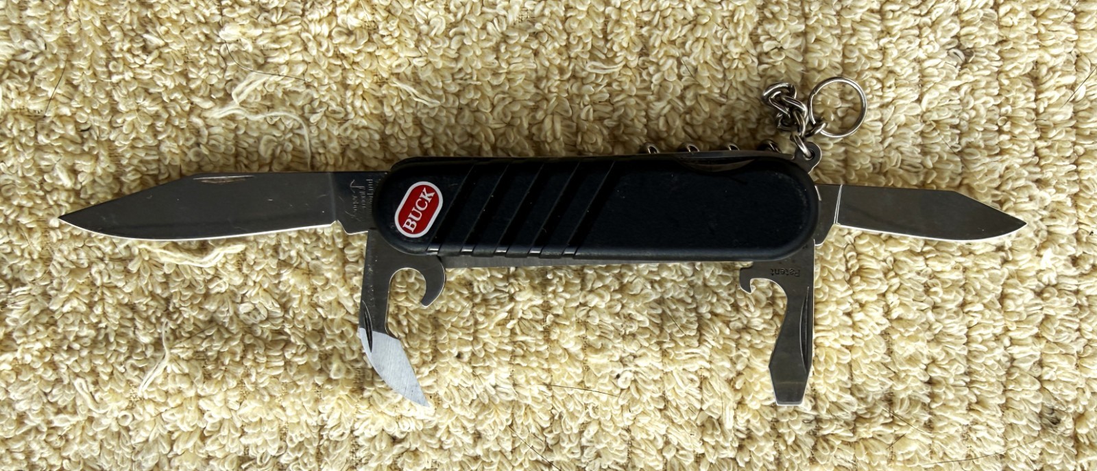 WENGER DELEMONT BUCK KNIFE - SWISS - UNUSED - AS PICTURED