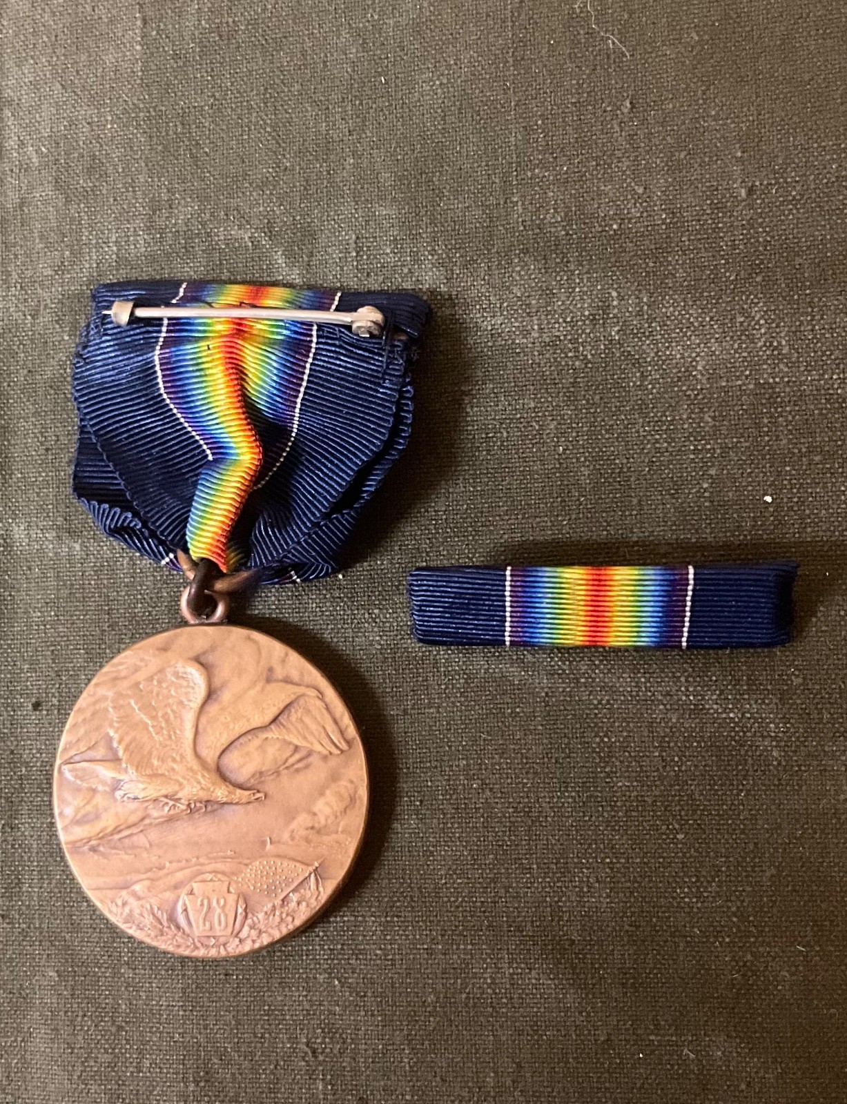 Boxed original WW1 Pennsylvania Victory Medal Opv 001 Boxed original WW1 Pennsylvania Victory Medal Opv 001