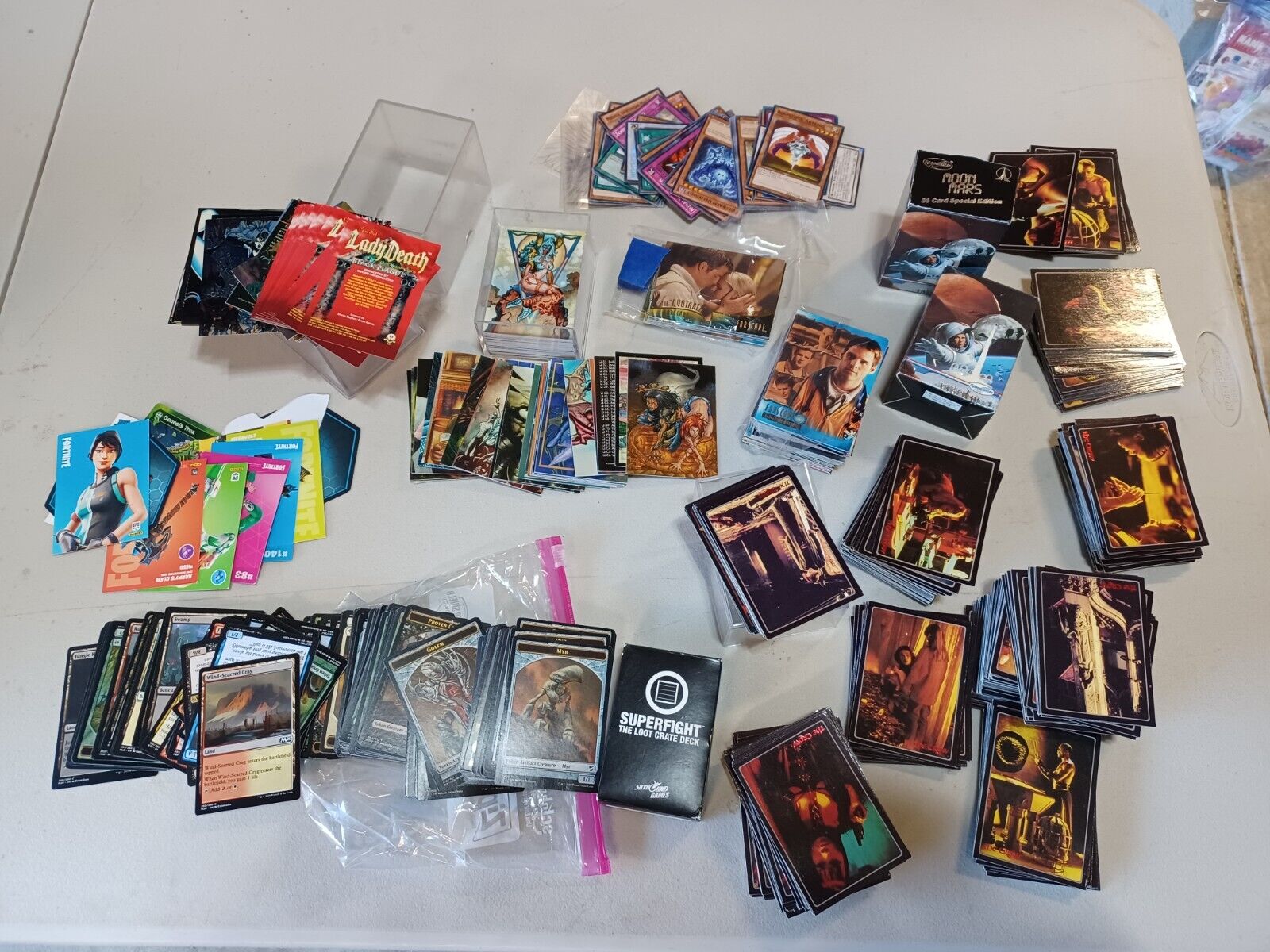 HUGE NONSPORT LOT - Collectable Card Lot MTG Crow Ladydeath Yu-Gi-Oh Moon Mars
