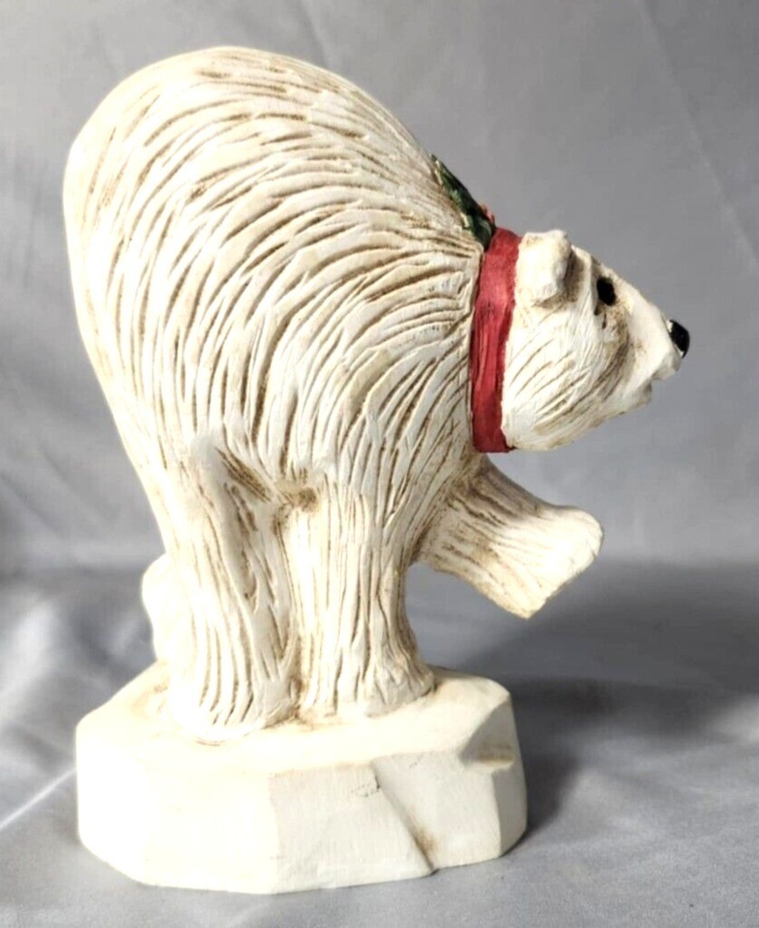 David Frykman Figurine Oh the Joy Polar Bear 1994 DF104 Resin Figurine White
