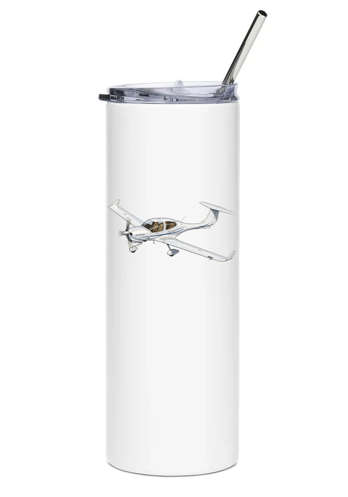 Diamond DA40NG Stainless Steel Water Tumbler with straw - 20oz.