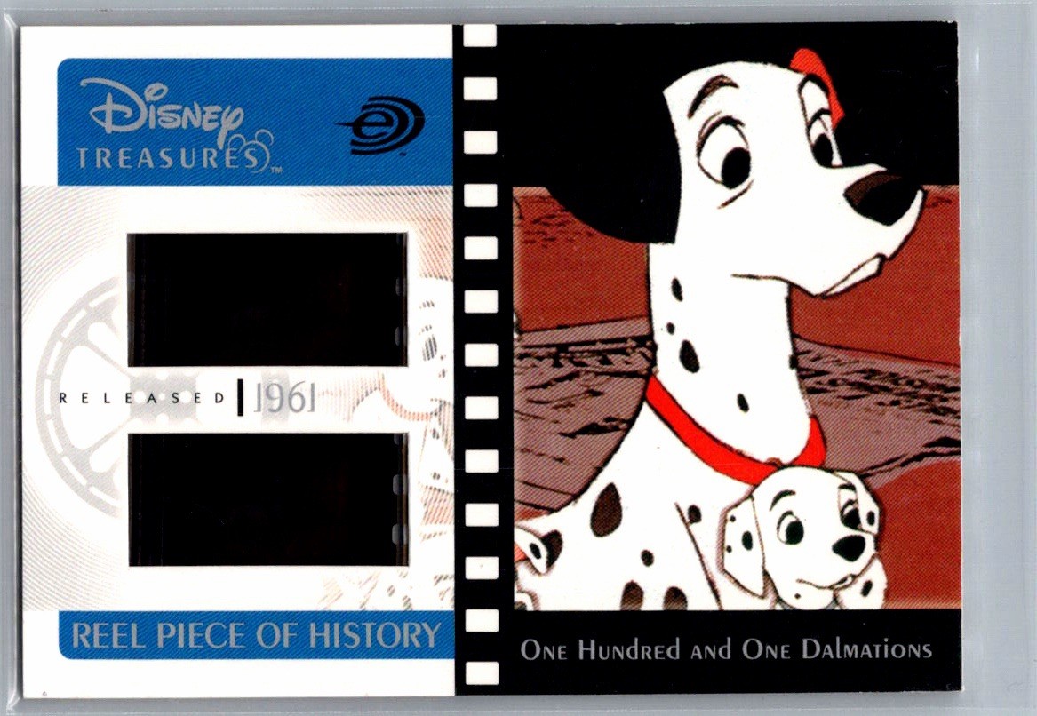2003 Upper Deck Disney Treasures Reel Piece of History 101 Dalmations PH6