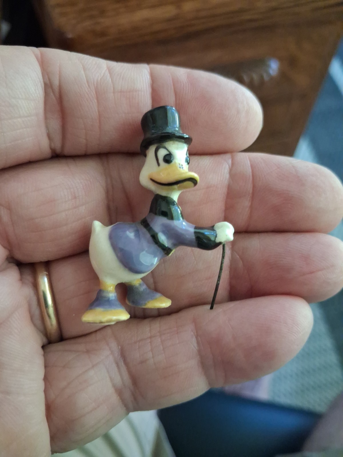 Old Hagen Renaker Disney Duck Scrooge McDuck