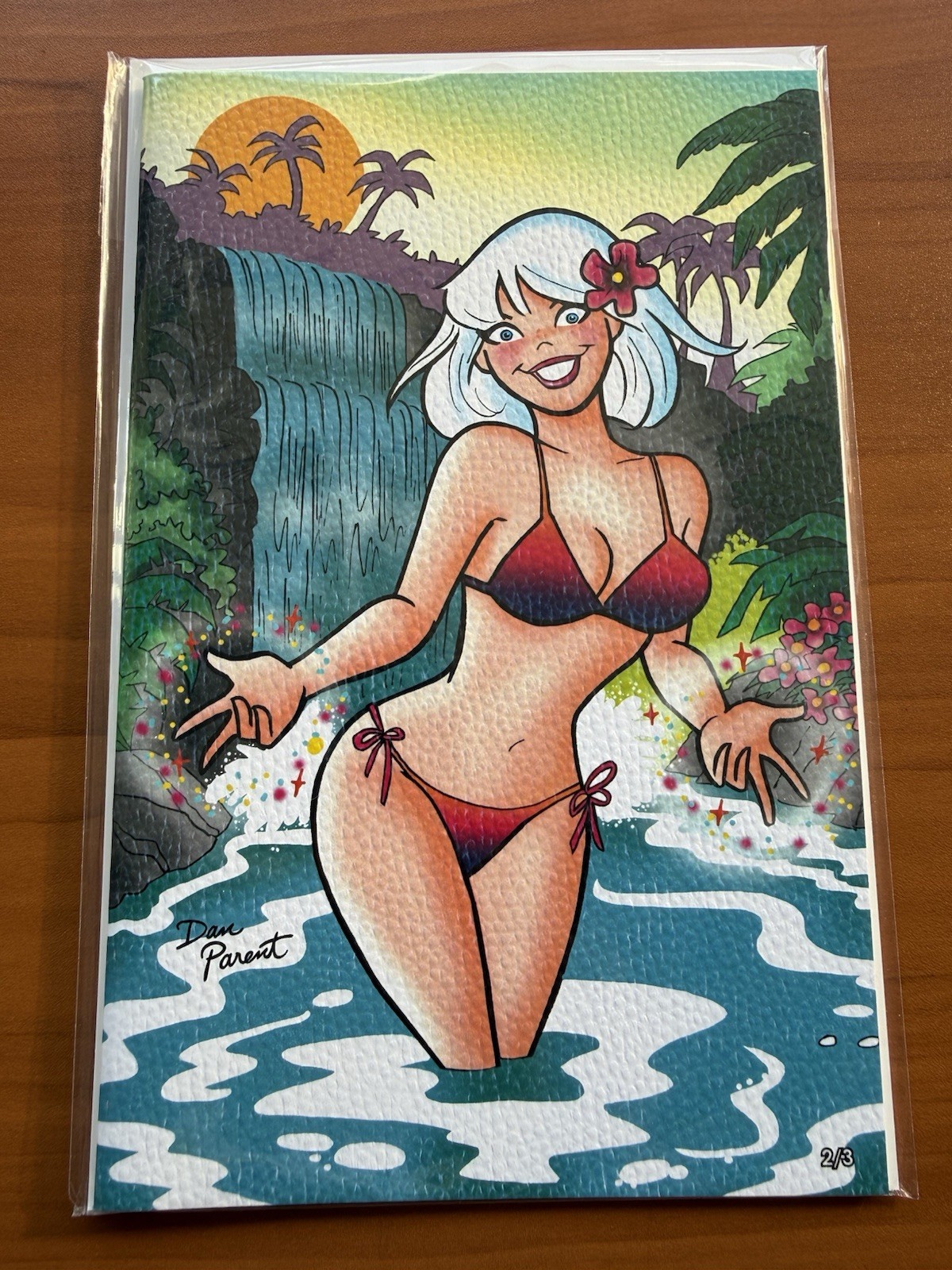 Life With Archie #42 Sabrina The Teenage Witch Bikini Magic Waterfall LEATHERED