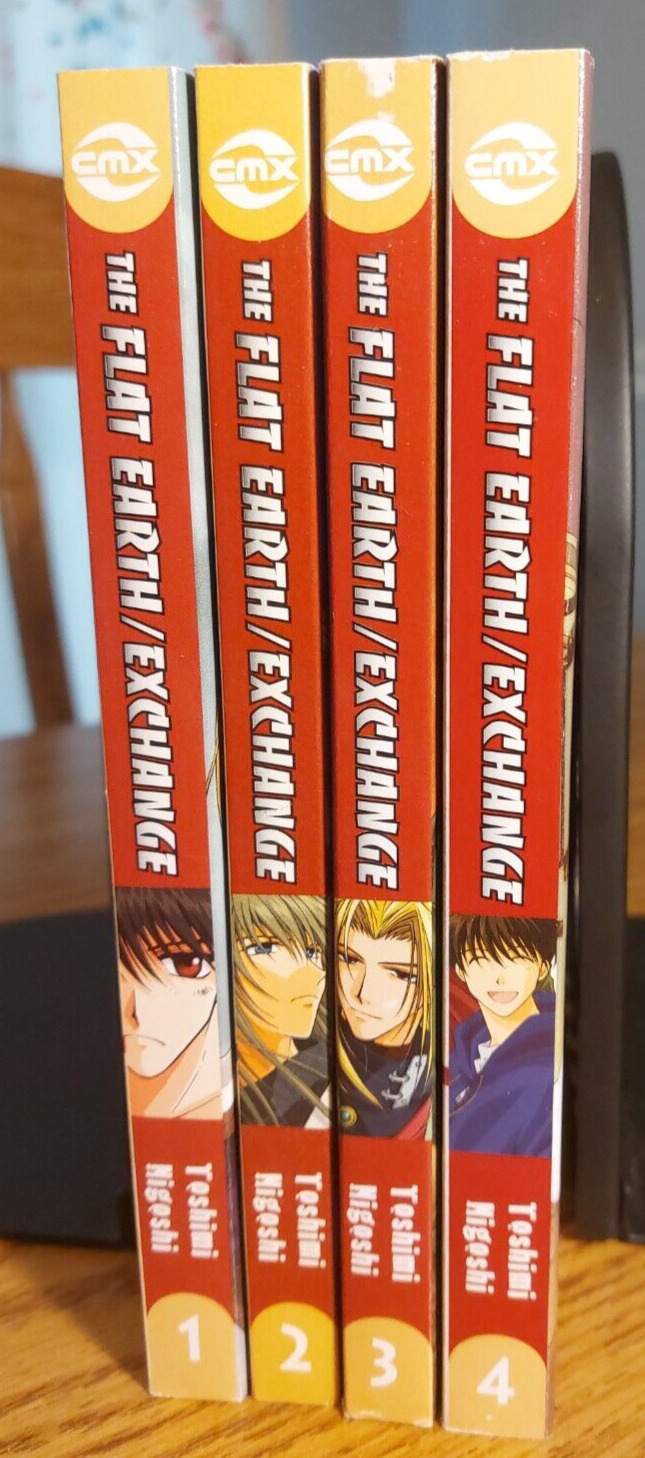 The Flat Earth/Exchange Volumes 1,2,3,4  English Manga