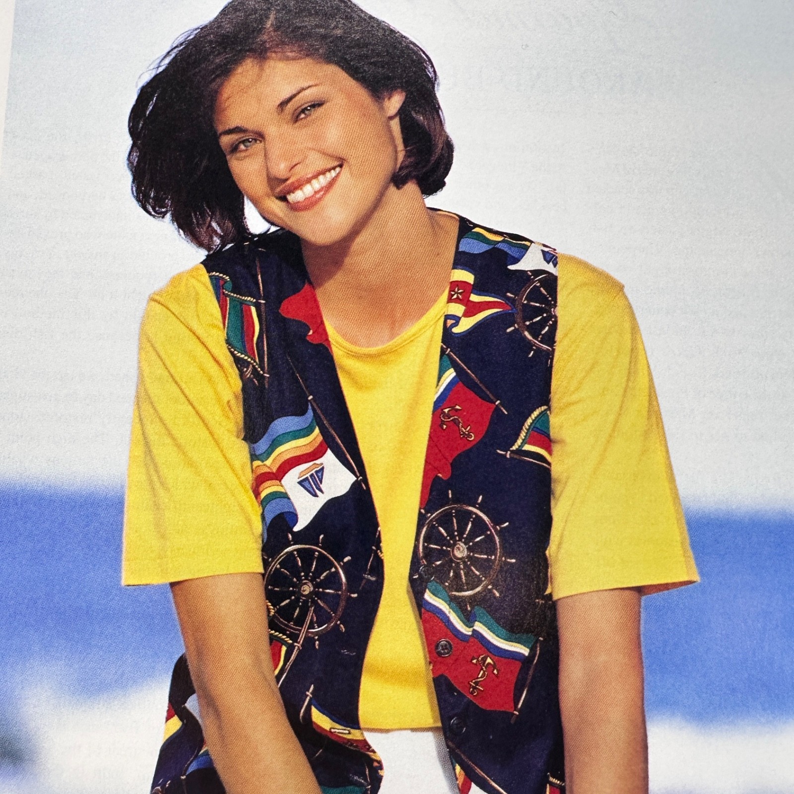 1994 Talbots Clothing Nautical Vintage Print Ad Womens Fashion Advert Art