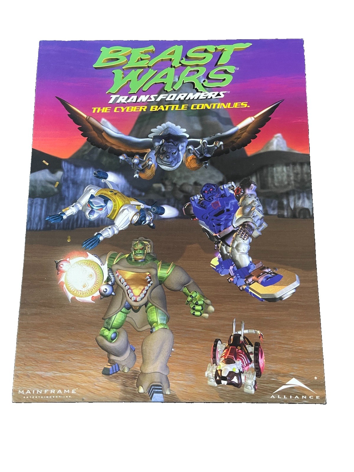 RARE 1996 Beast Wars Transformers Promo Art Cards — Never Sold to Public. RARE 1996 Beast Wars Transformers Promo Art Cards — Never Sold to Public.