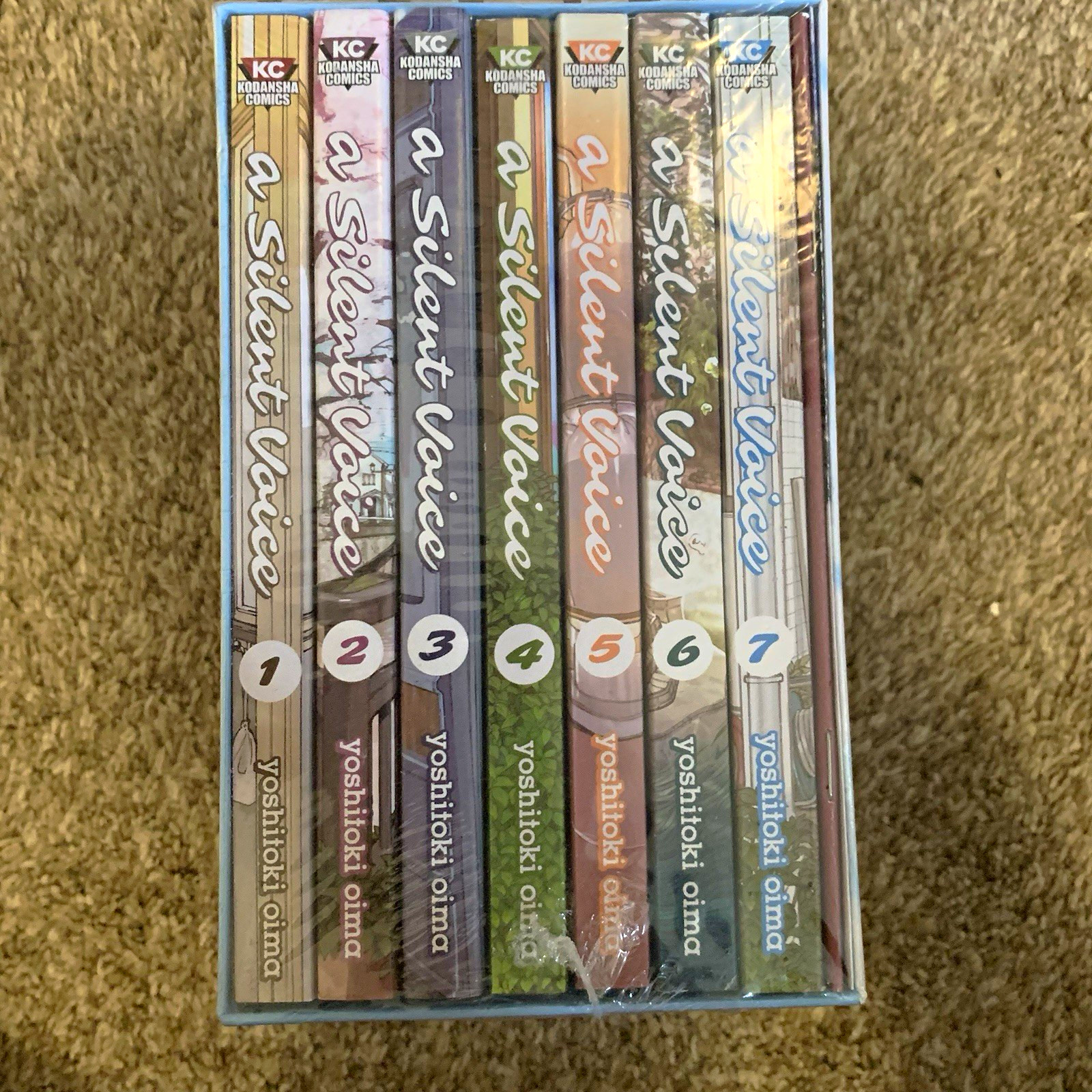 A Silent Voice Complete Series Box Set Manga Vol 1-7 Yoshitoki Oima Kodansha