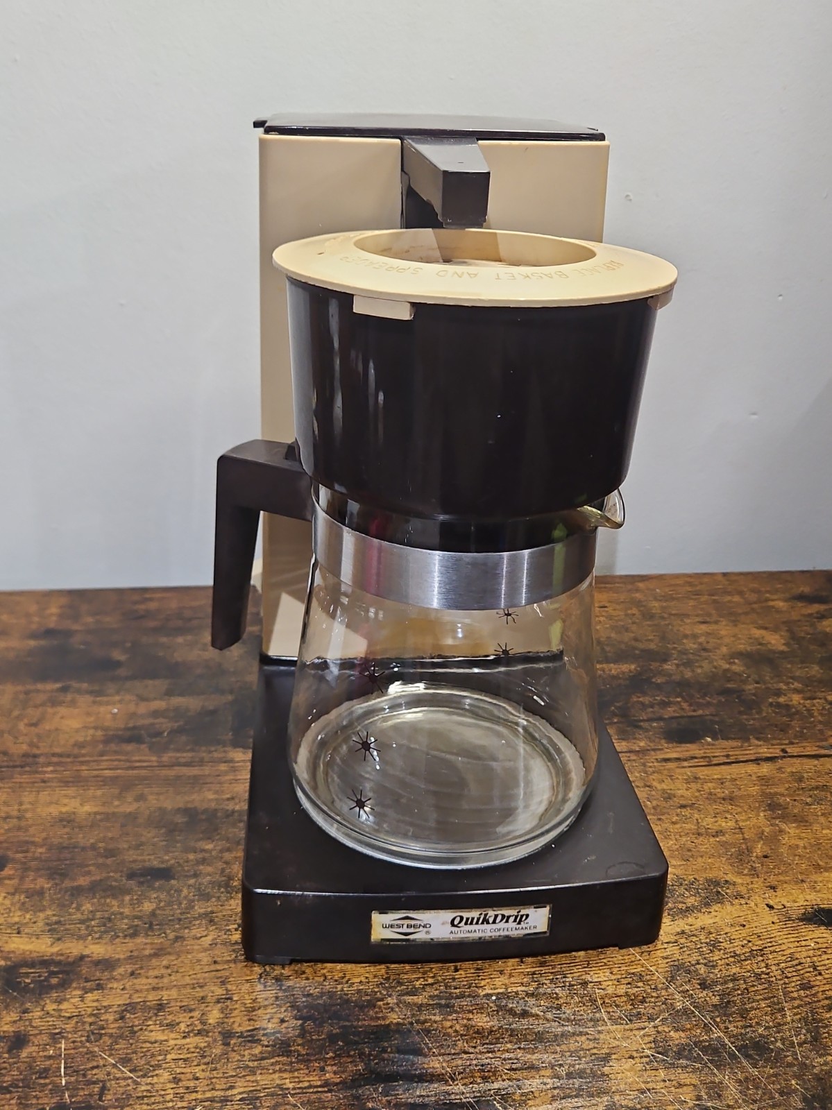 Vintage West Bend 2-8 Cup Automatic Quick Drip Coffee Maker 5950 1980’s