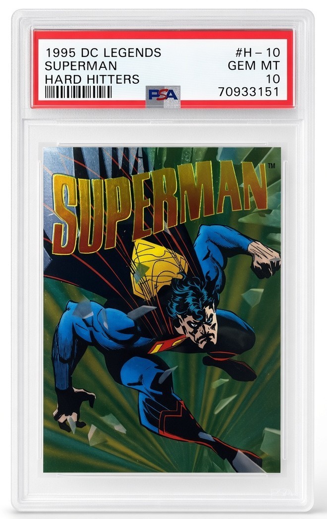 1995 DC Legends Superman Hard Hitters PSA 10