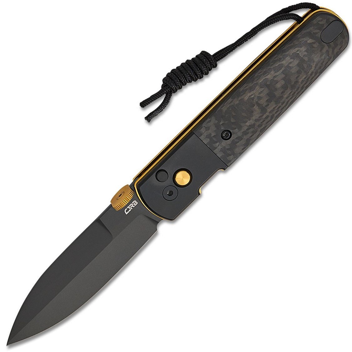 CJRB The Perfect Locust Titanium & Carbon Fiber Folding S90V Knife 1951GBCF1