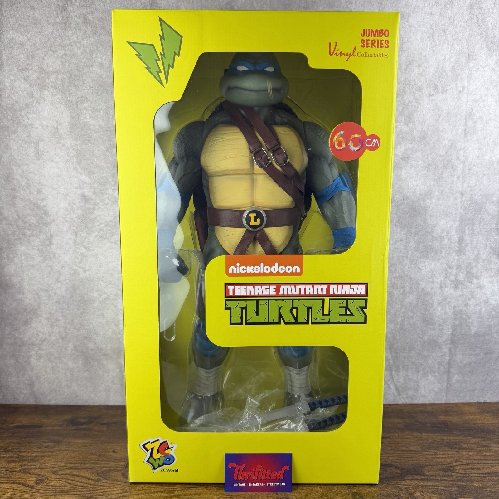 ZC World Jumbo Series 60cm TMNT Leonardo Vinyl Figure ZCWO Mutant Ninja Turtles