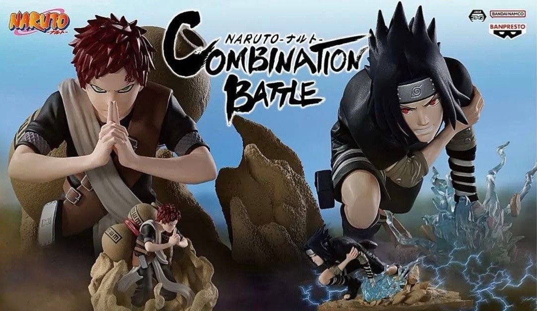 Japan NARUTO Combination Battle 2 GAARA & SASUKE UCHIHA Set of 2 Figures NEW