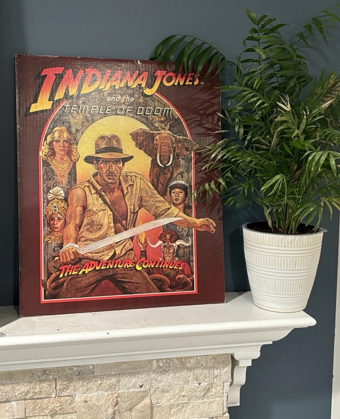 1984 Indiana Jones Temple of Doom Smuckers Advertising Store Display Very RARE
