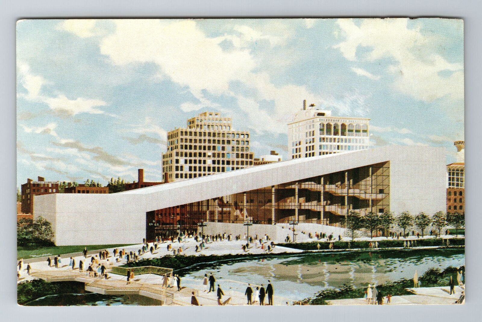 Spokane WA-Washington, State Pavilion, Antique, Vintage Souvenir Postcard
