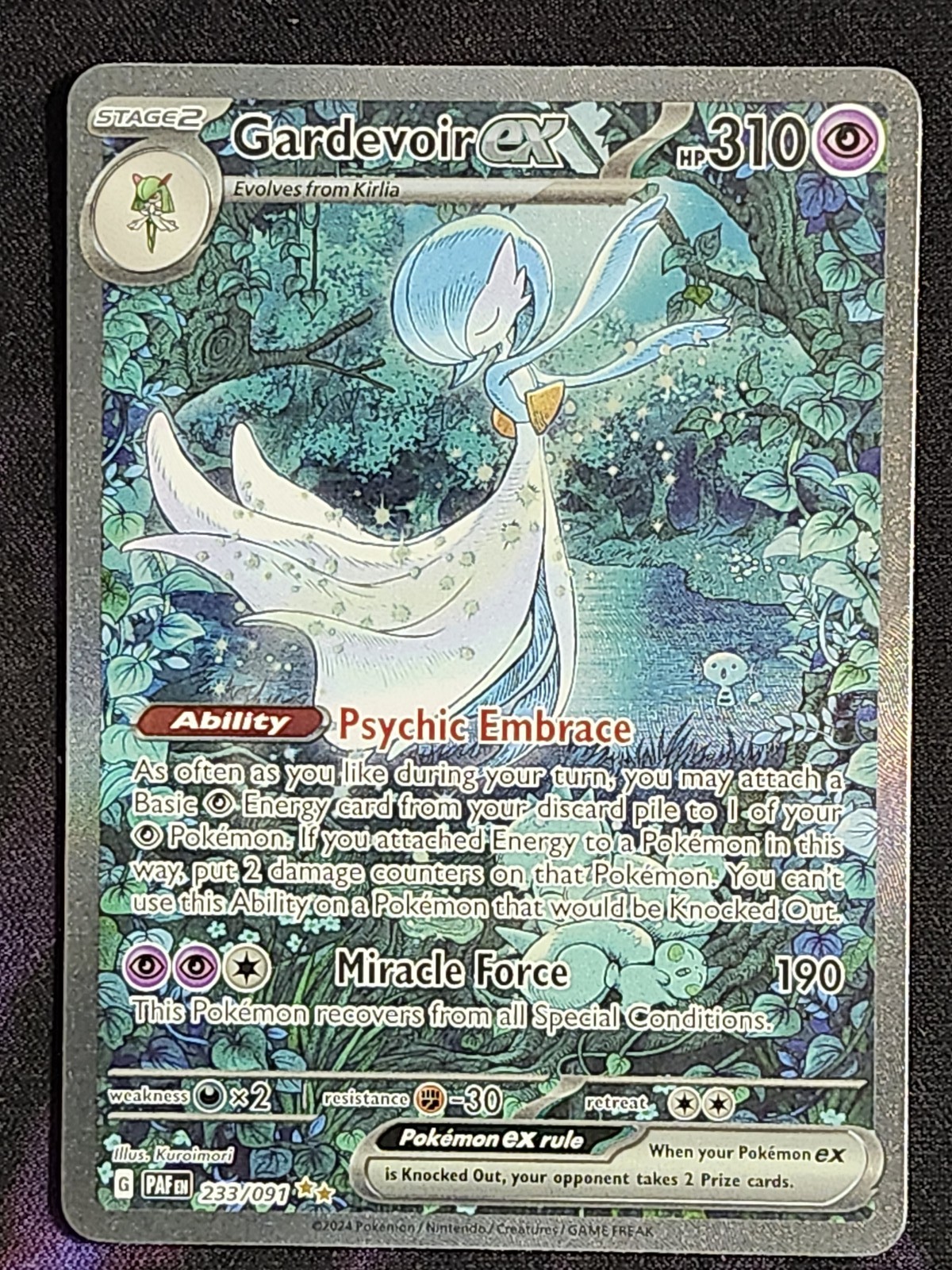 Pokemon Gardevoir EX 233/091 Paldean Fates PAF