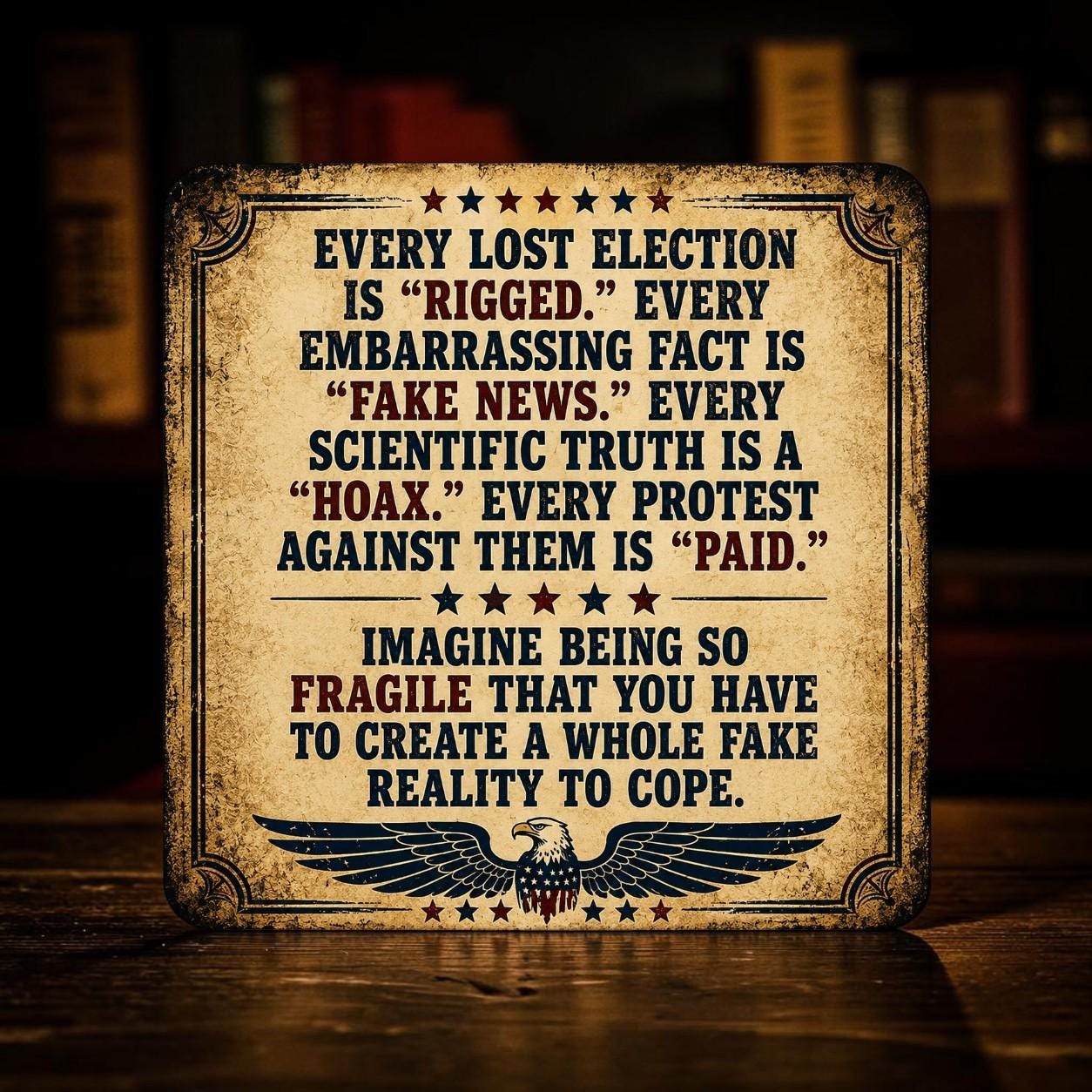 PoliticalGoods Anti Trump Sticker Various Sizes Magnet Election Protest Humor