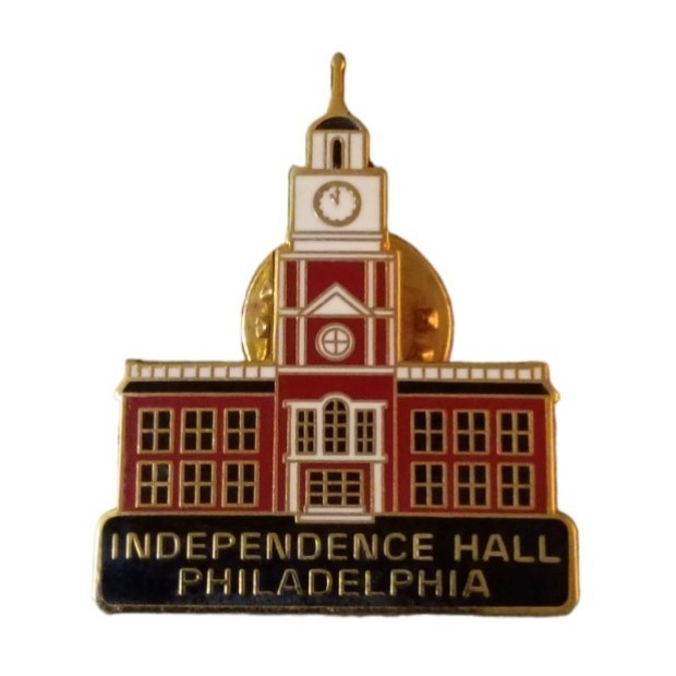 Independence Hall Philadelphia Scenic Travel Souvenir Pin