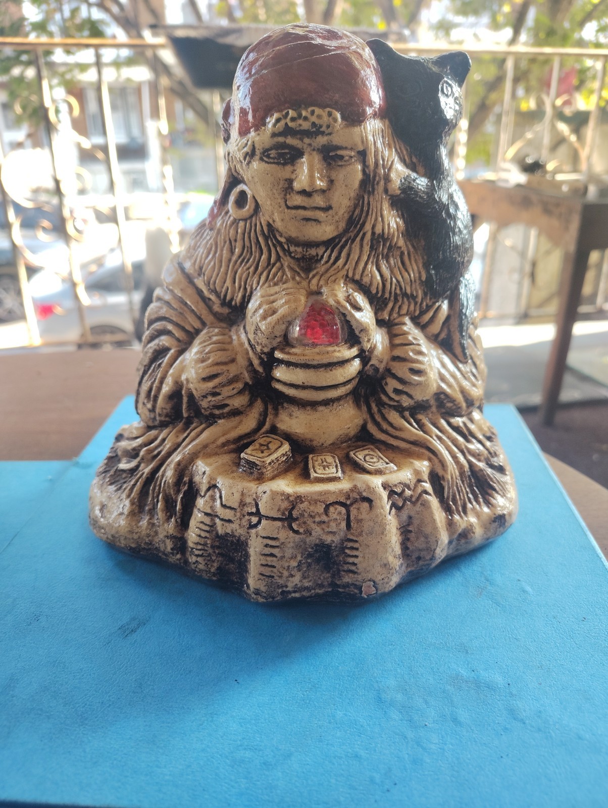 Vintage 1981 Matchless Grove Tarot Card Reader Candle Holder Jason Christoble...