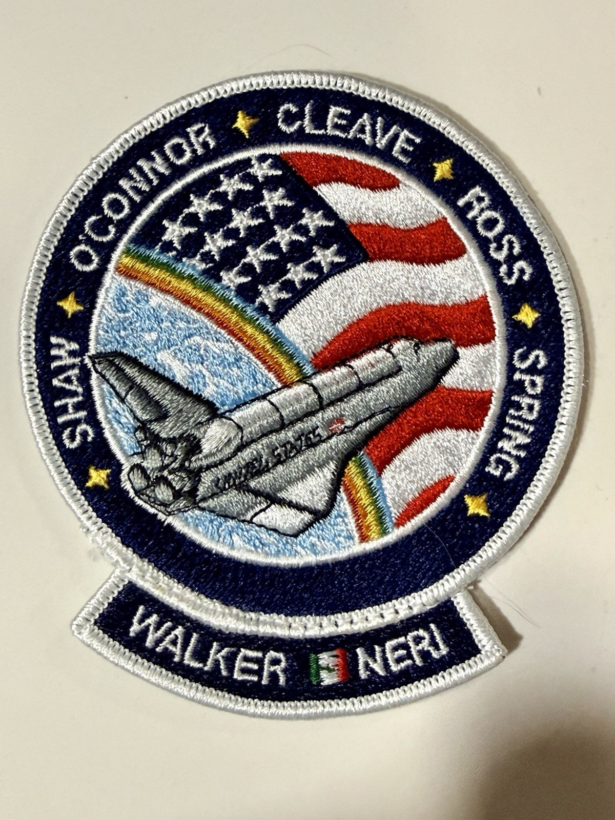 VTG Official 1985 NASA STS-61-B Space Shuttle Atlantis “Rainbow” Mission Patch