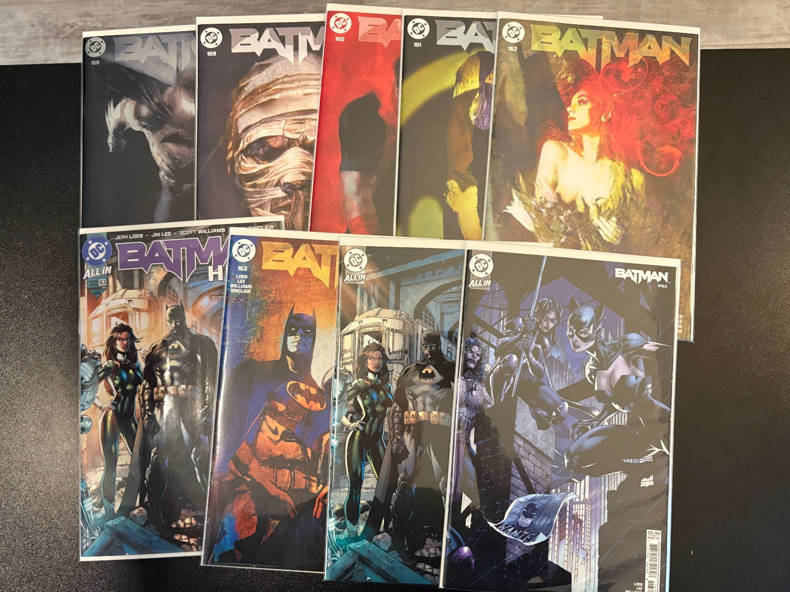 BATMAN VOL 3 LOT OF 9 #158 THRU #163 (2025-2026) NM BRAND NEW 