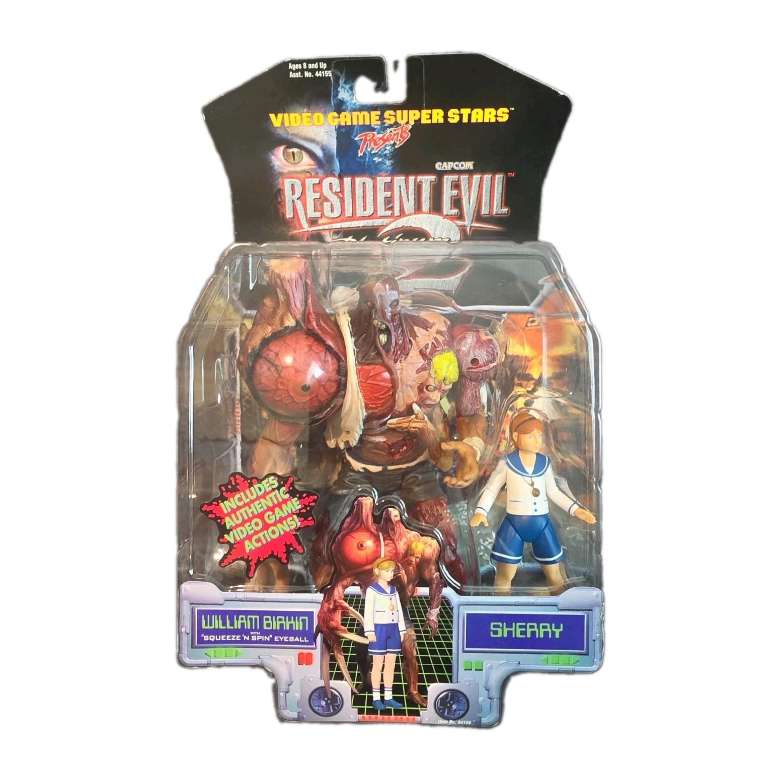 Toy Biz Resident Evil William Birkin & Sherry Figure Set 1999 Toy Biz Resident Evil William Birkin & Sherry Figure Set 1999