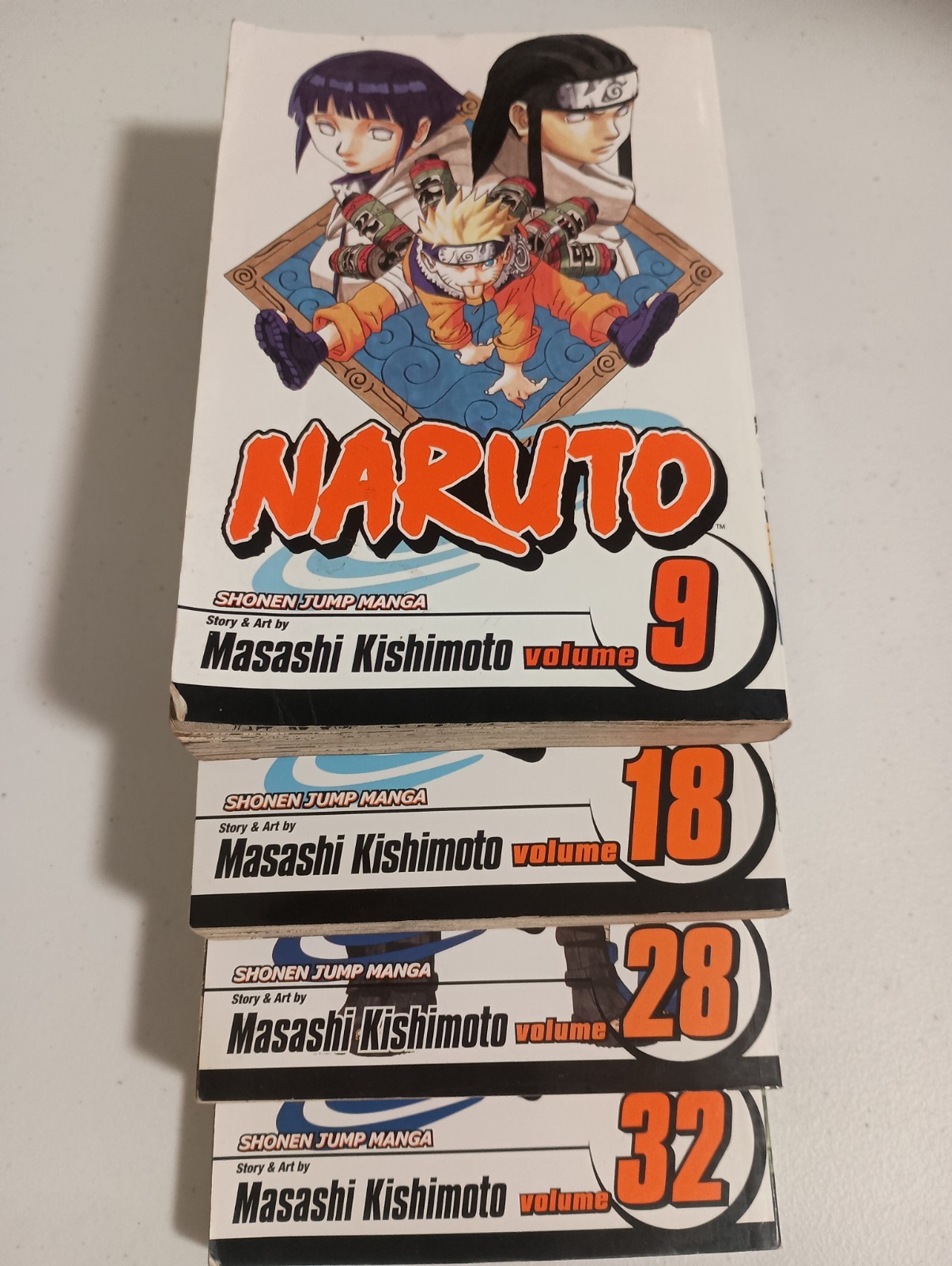 Naruto Manga Lot vol9,18,28,32 Masashi Kishimoto Naruto Manga Lot vol9,18,28,32 Masashi Kishimoto