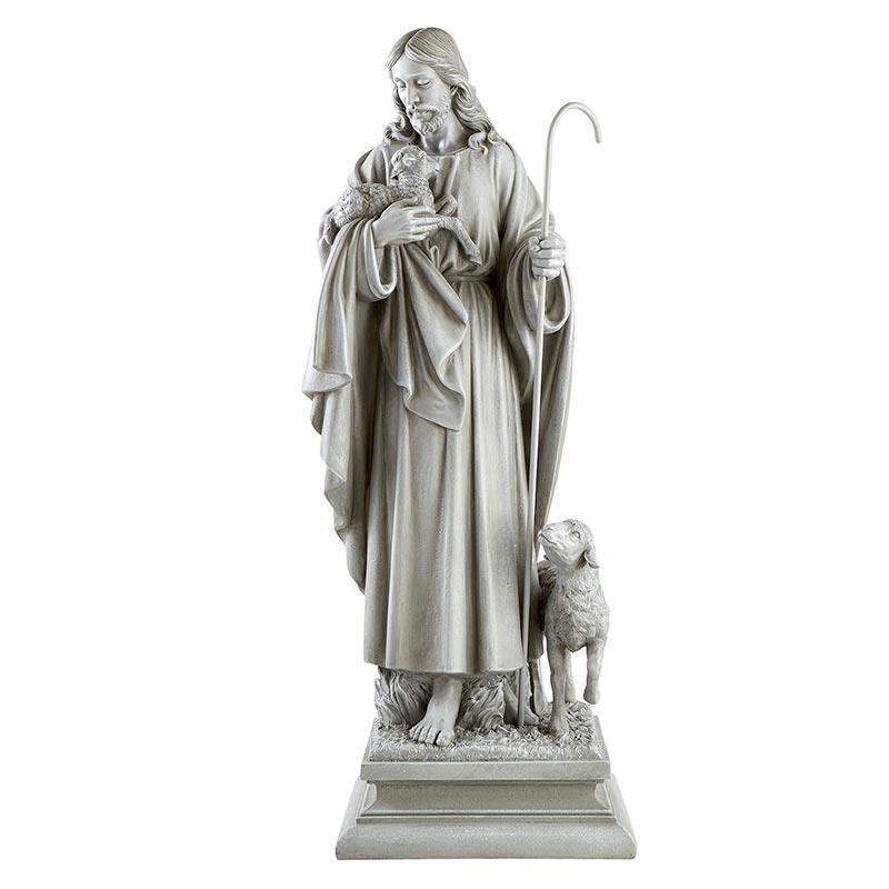 Jesus, The Good Shepherd Garden Statue 28\