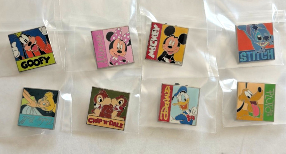Exact Disney Trading Pin Lot of 8 Pins No Duplicates plus Random Bonus 2 Pins