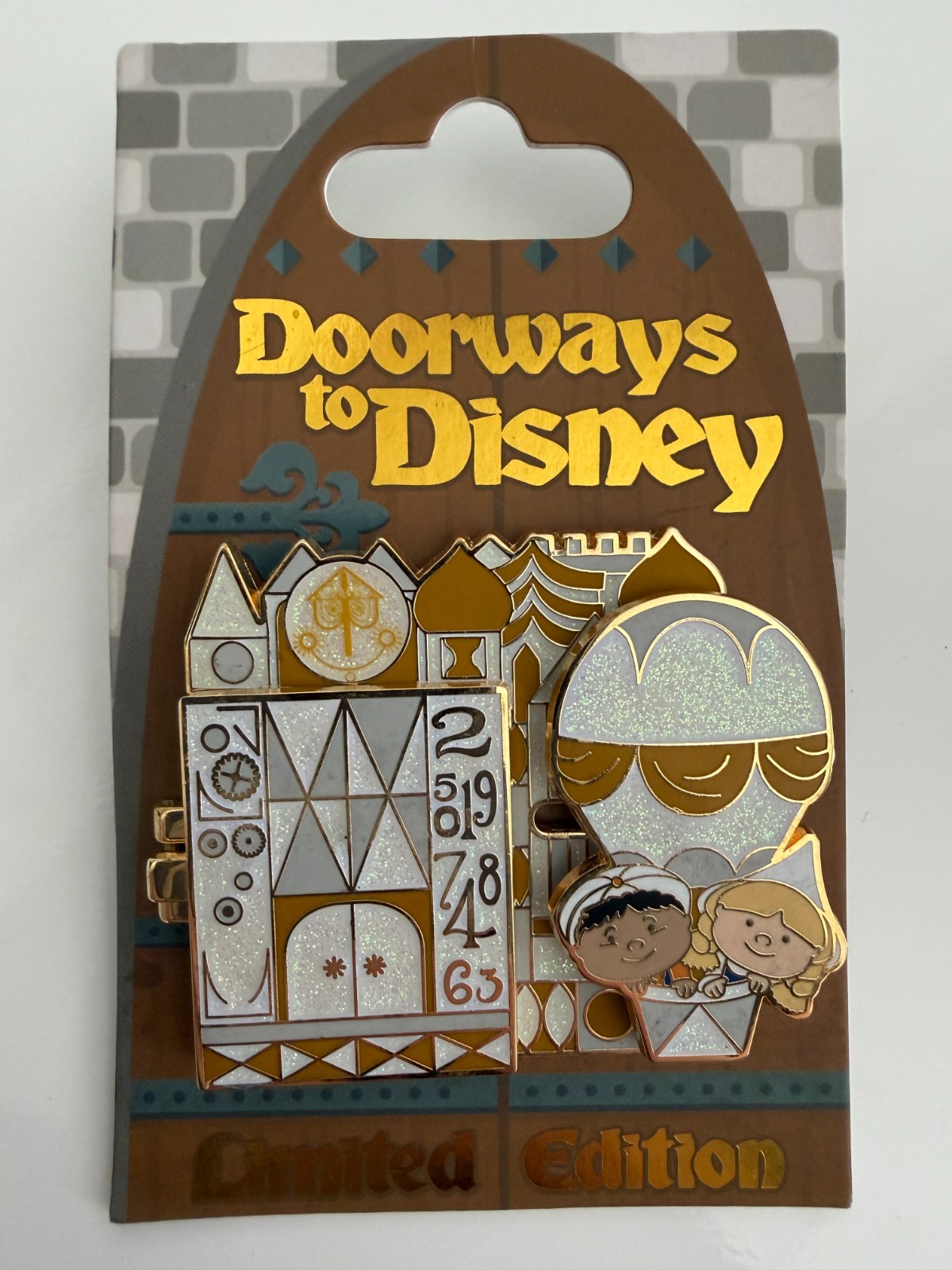 Disney 2017 Doorways to Disney LE It's A Small World Pin