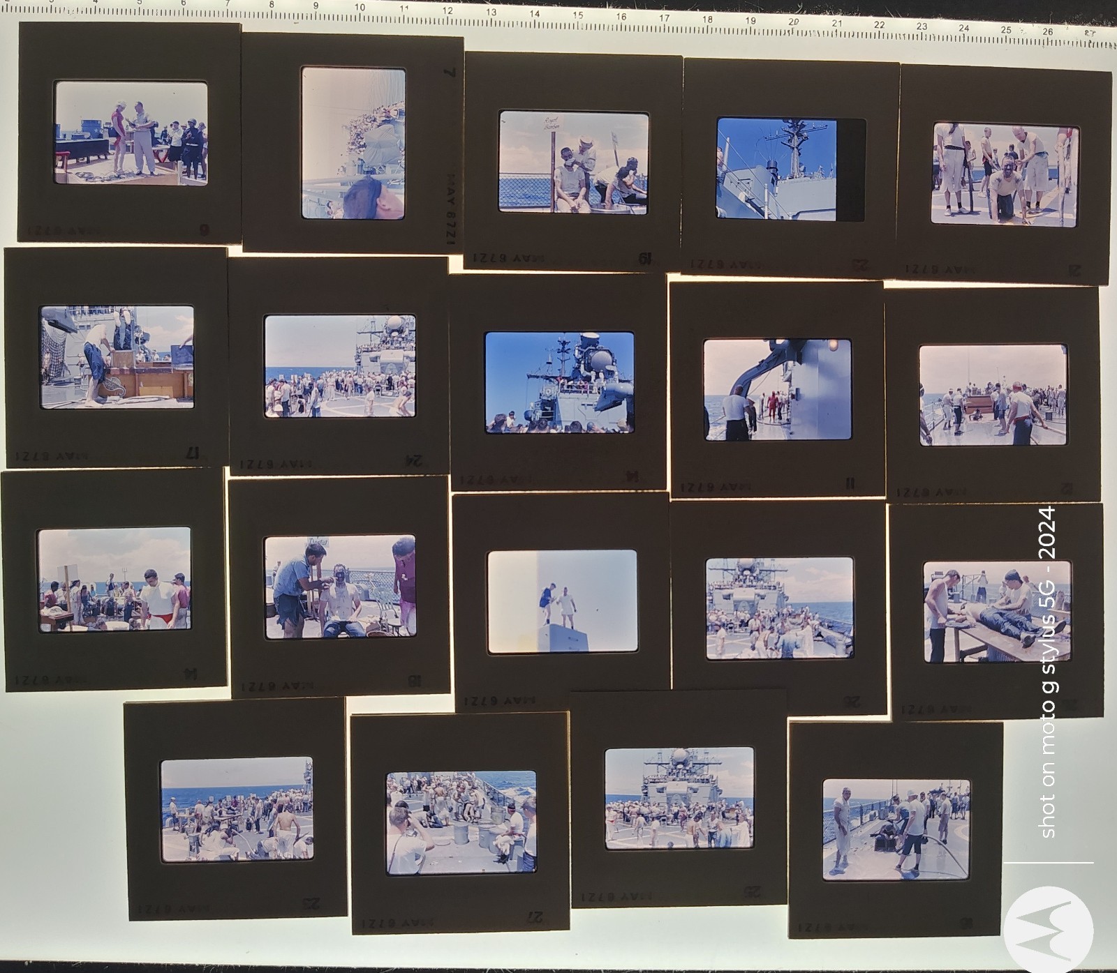 1967 Photo Slides Military navy USS Long Beach CGN-9 Crossing The Line 1967 Photo Slides Military navy USS Long Beach CGN-9 Crossing The Line