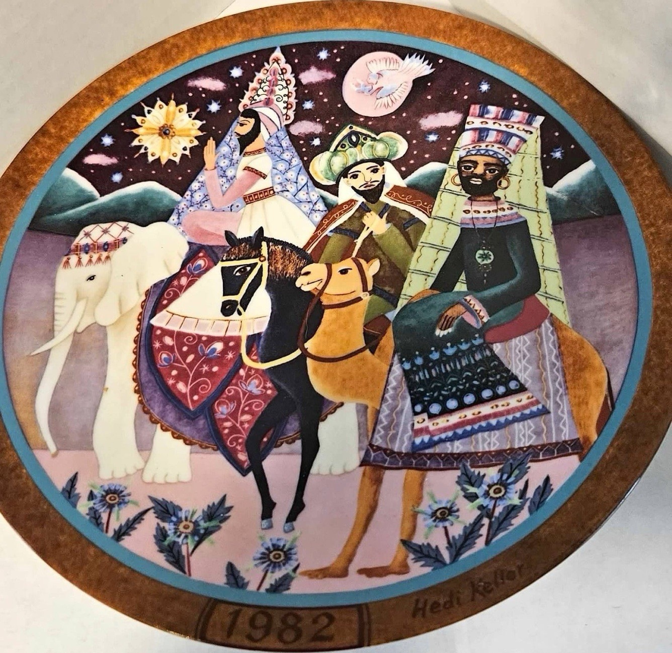 VTG Hedi Keller Plate “Following the Star” 1982 Konigszelt Bavaria
