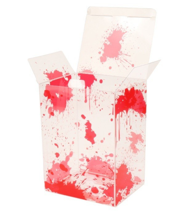 Funko POP Bloody Red Splatter 0.5mm Protective Cases Storage 4\ Funko POP Bloody Red Splatter 0.5mm Protective Cases Storage 4\