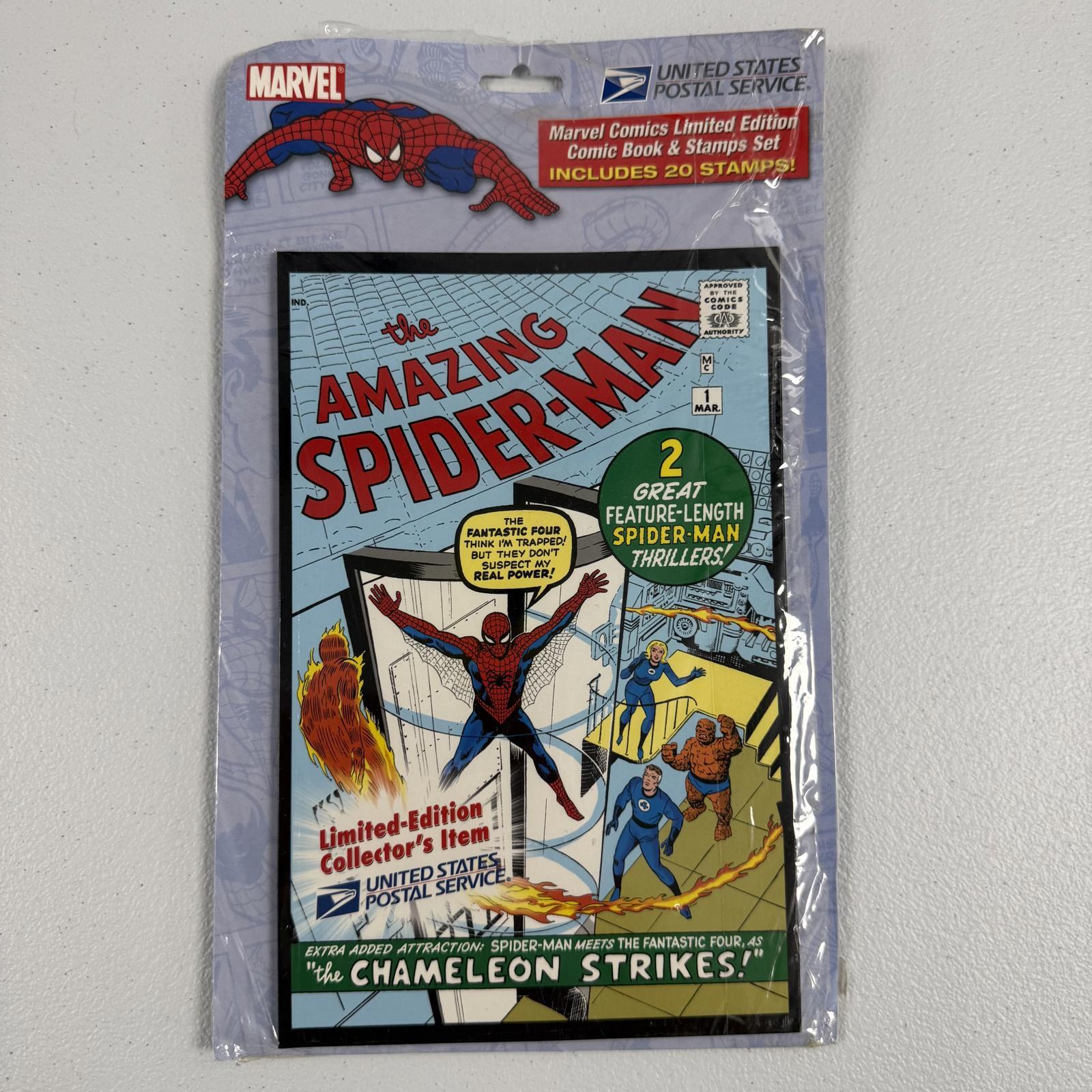 DS Marvel Comics Limited Edition Comic Book & Super Heroes Stamps Set USPS FDOI