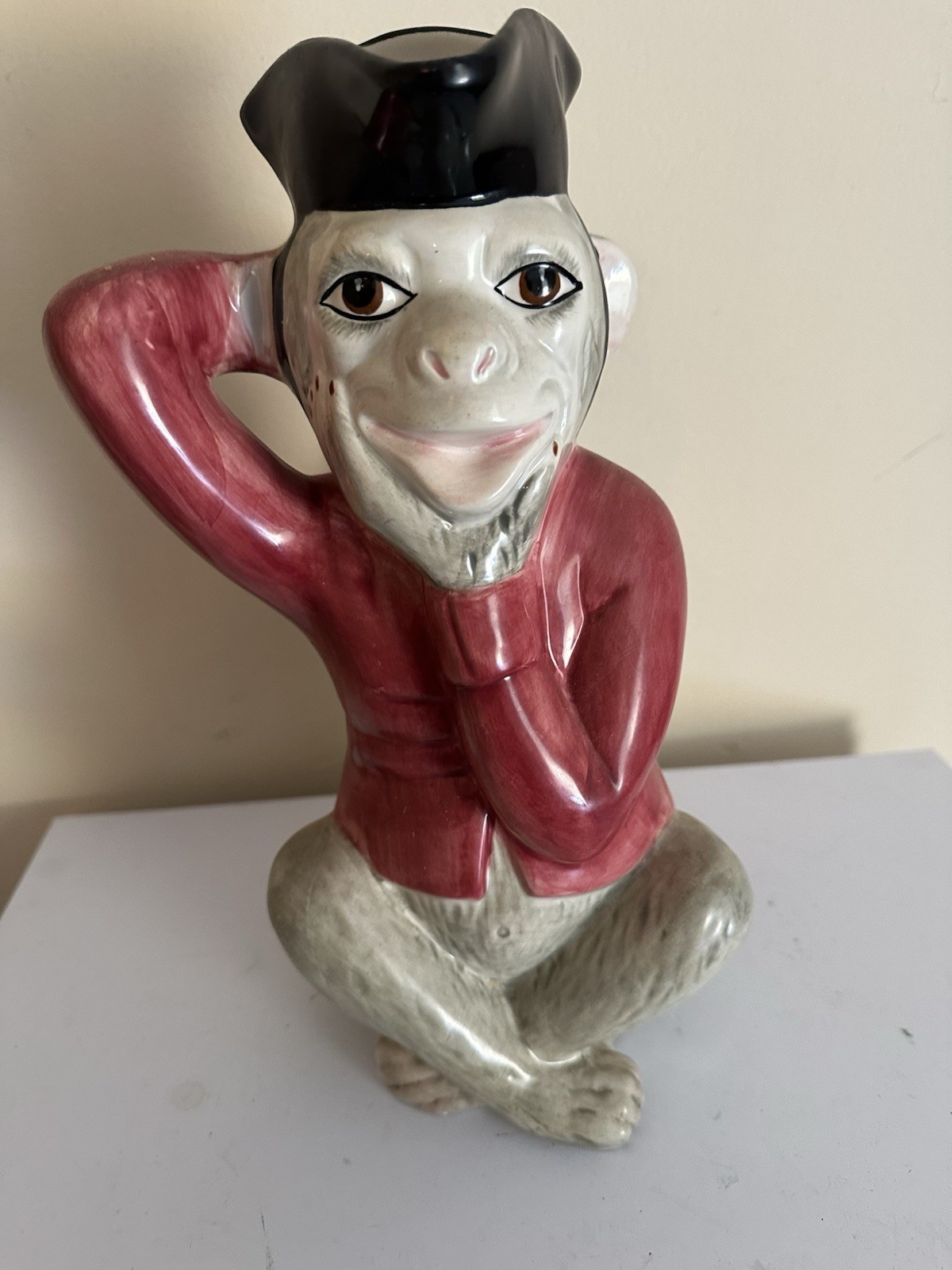 VTG Milestone By Mottahedeh Hand Painted Monkey 12” Pitcher VTG Milestone By Mottahedeh Hand Painted Monkey 12” Pitcher