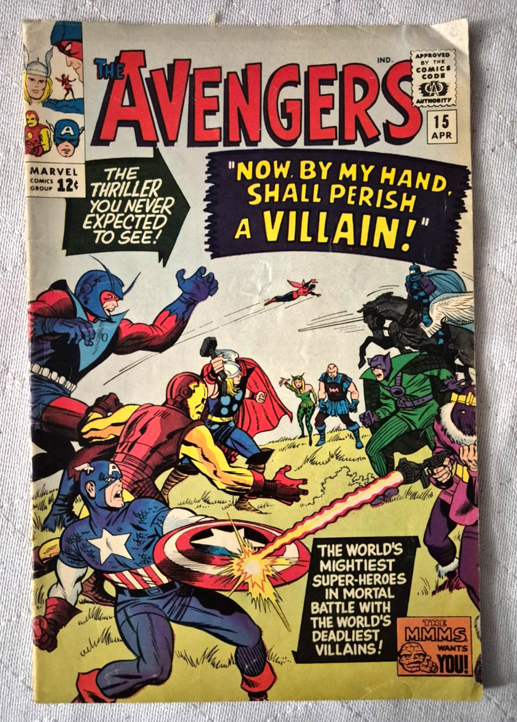 The Avengers #15 (Marvel Comics April 1965)