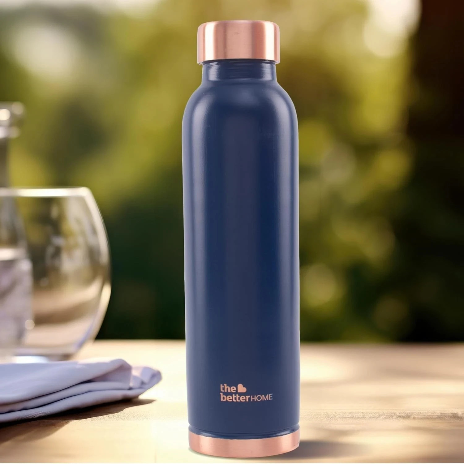 The Better Home Copper Water Bottle 950ml Leak Proof Tamba Health Bottle