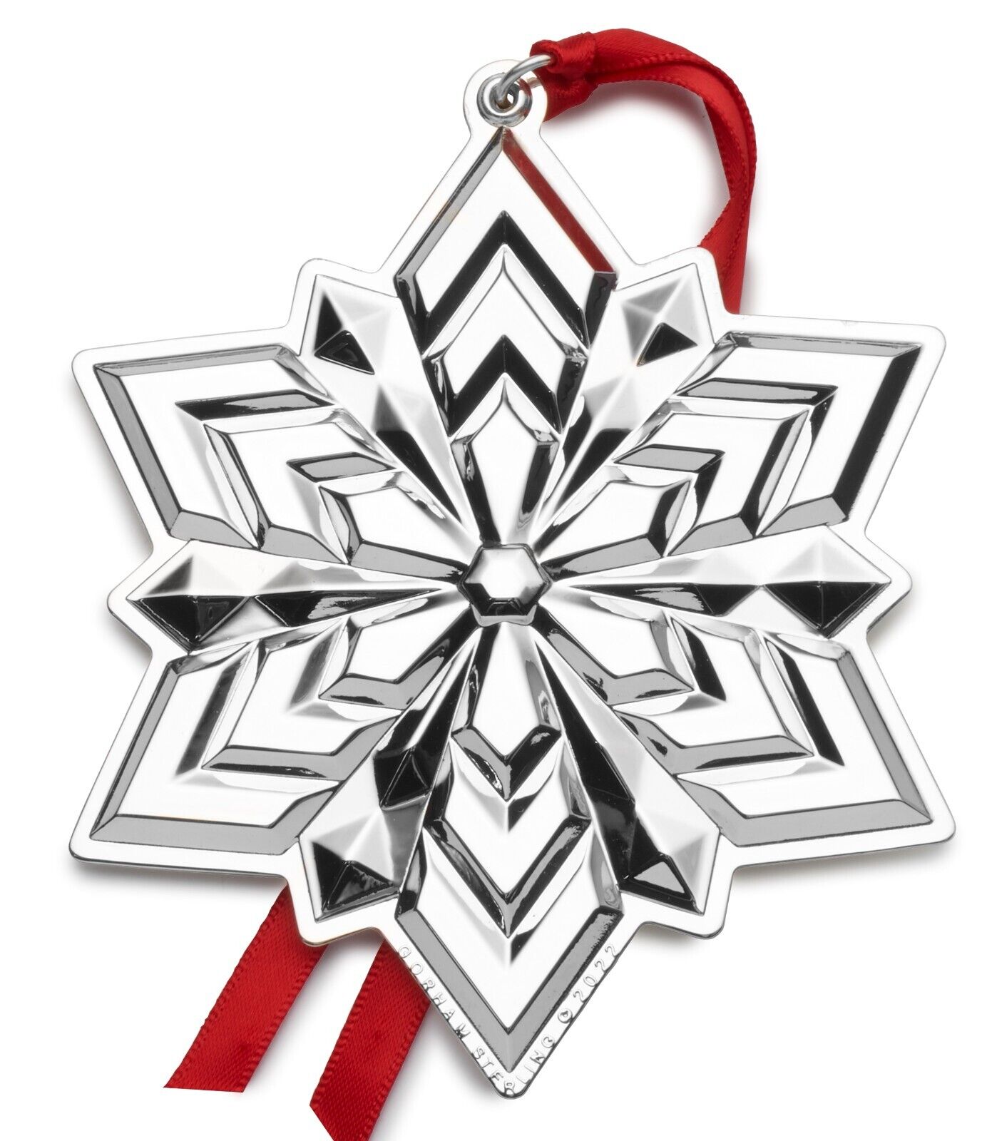 Gorham Annual Sterling Snowflake Ornament 2022 NIB