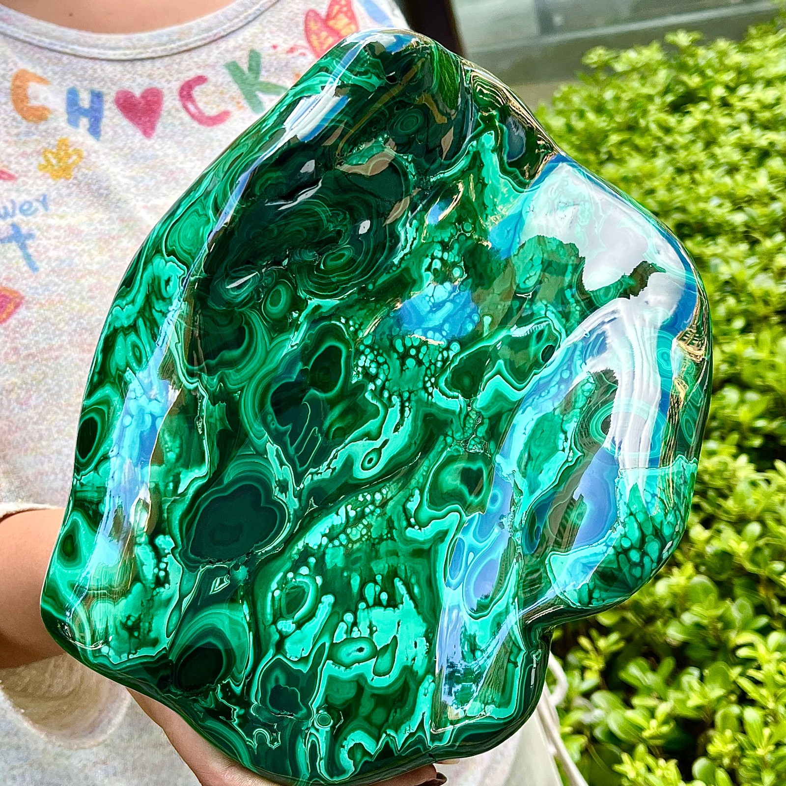 6.52LB  TOP Natural Malachite  crystal quartz Mineral specimen Reiki gem