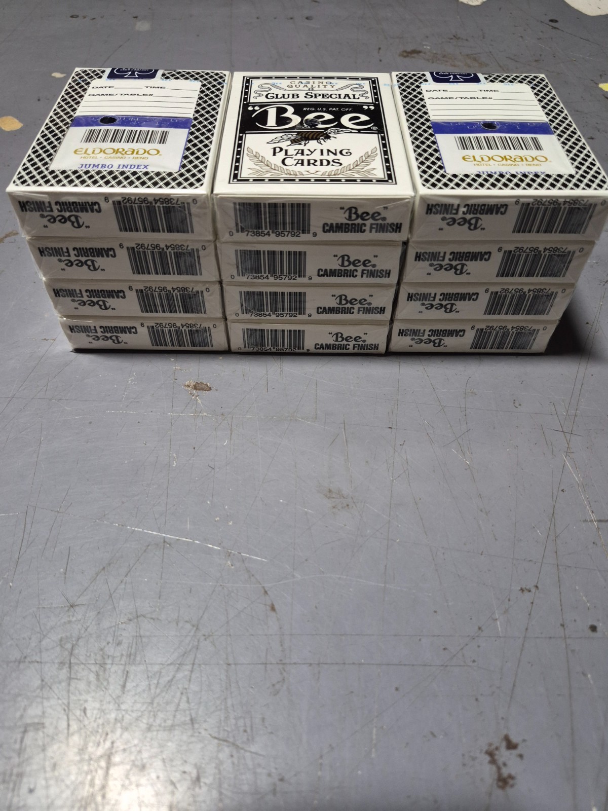 El Dorado Casino Poker Playing Cards (Used, Drilled) Lot of 12 decks El Dorado Casino Poker Playing Cards (Used, Drilled) Lot of 12 decks