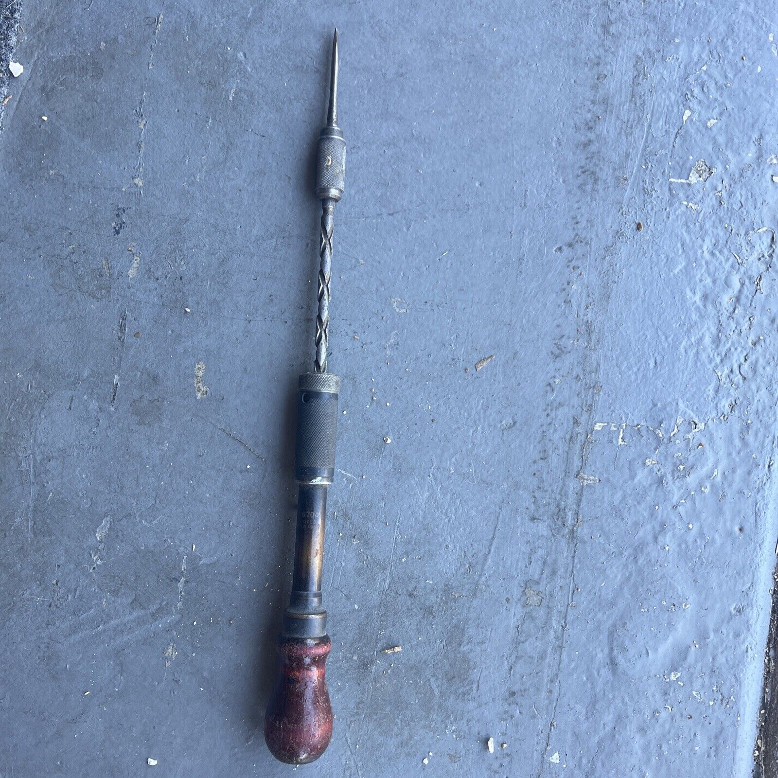 Antique Millers Falls 670A Yankee Spiral Ratchet Screwdriver w Bit