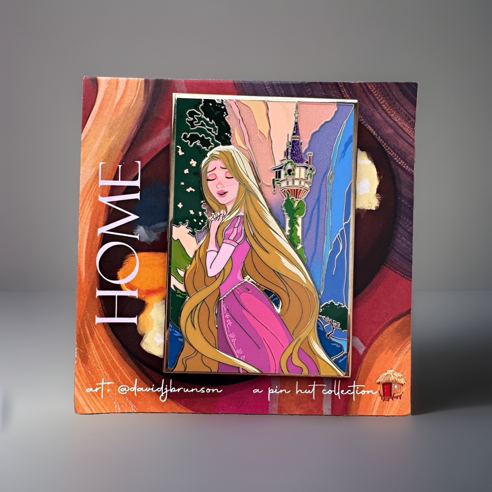 Disney Rapunzel Home Collection Castle Glitter Single Pin Hut Collection Pin