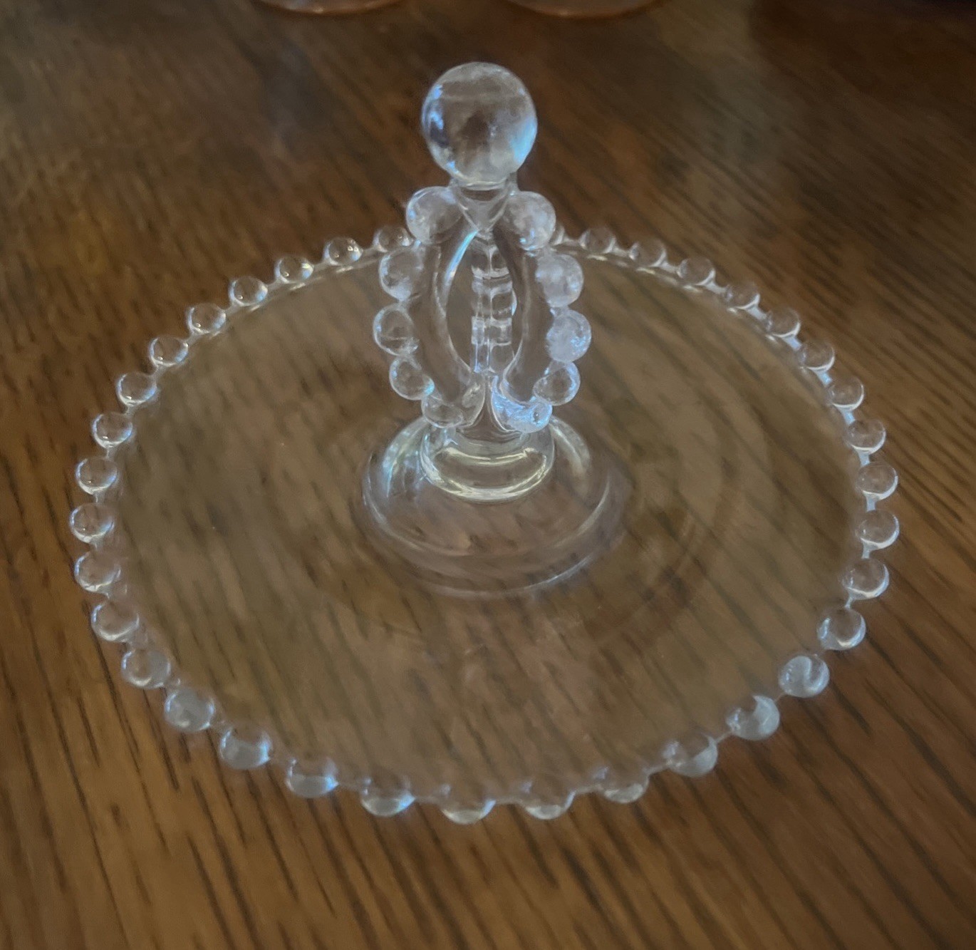 VTG Imperial Glass Candlewick Lemon, Bonbon Tray, Mint VTG Imperial Glass Candlewick Lemon, Bonbon Tray, Mint