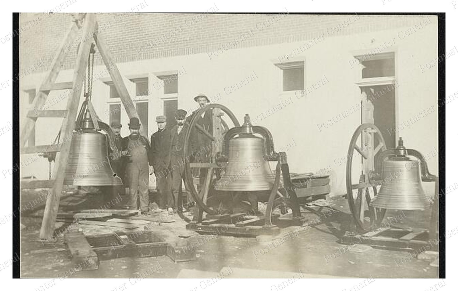 Newton Upper Falls Massachusetts Church Bells Standard Postcard COPY RPPC